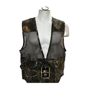 NWT Mossy Oak Unisex/Men's Green Camo Dove Vest Size Medium-Large